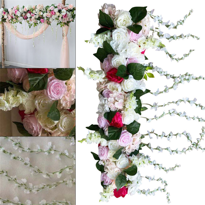 YINXIER 1M Artificial Flower Backdrop Wayfair